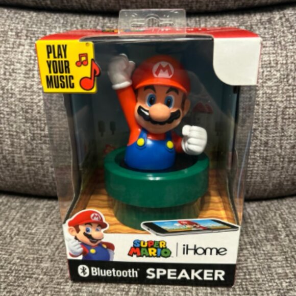 Brand New Super Mario iHome Bluetooth Speaker New in Box Factory Sealed - Picture 1 of 2